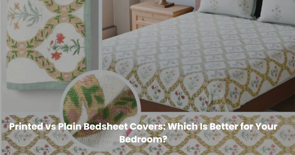 Printed vs Plain Bedsheet Covers
